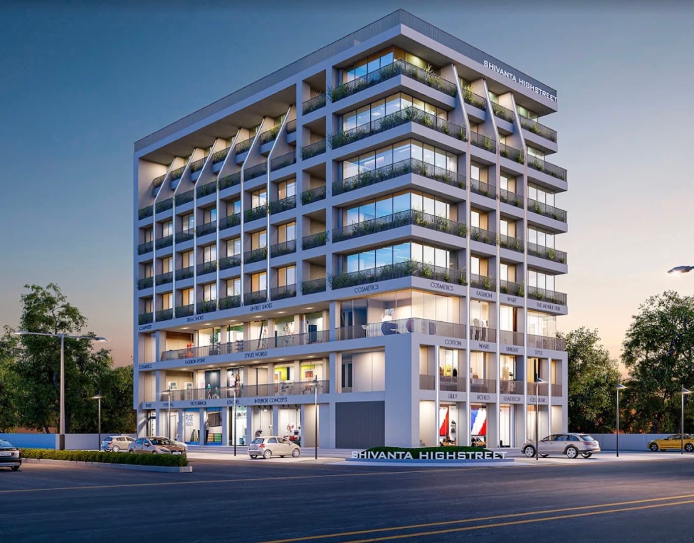 Shivanta Highstreet development